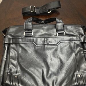 BaiLiLaoRen ITALY Black Leather Bag